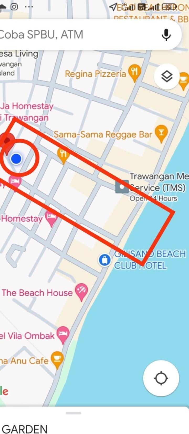 Banera Gili Homestay 吉利特拉旺安 外观 照片